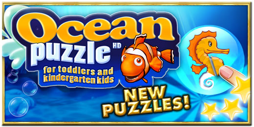 Ocean puzzle HD for kids and toddlers